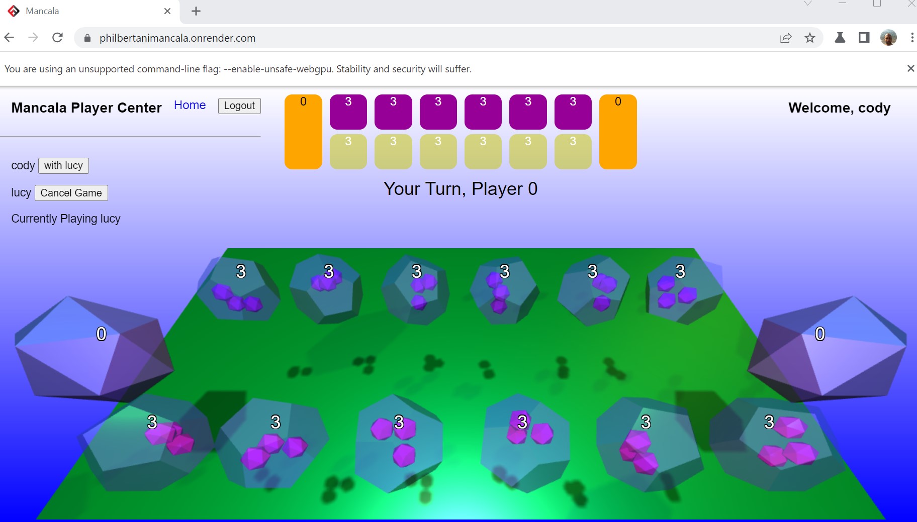 mancala game server